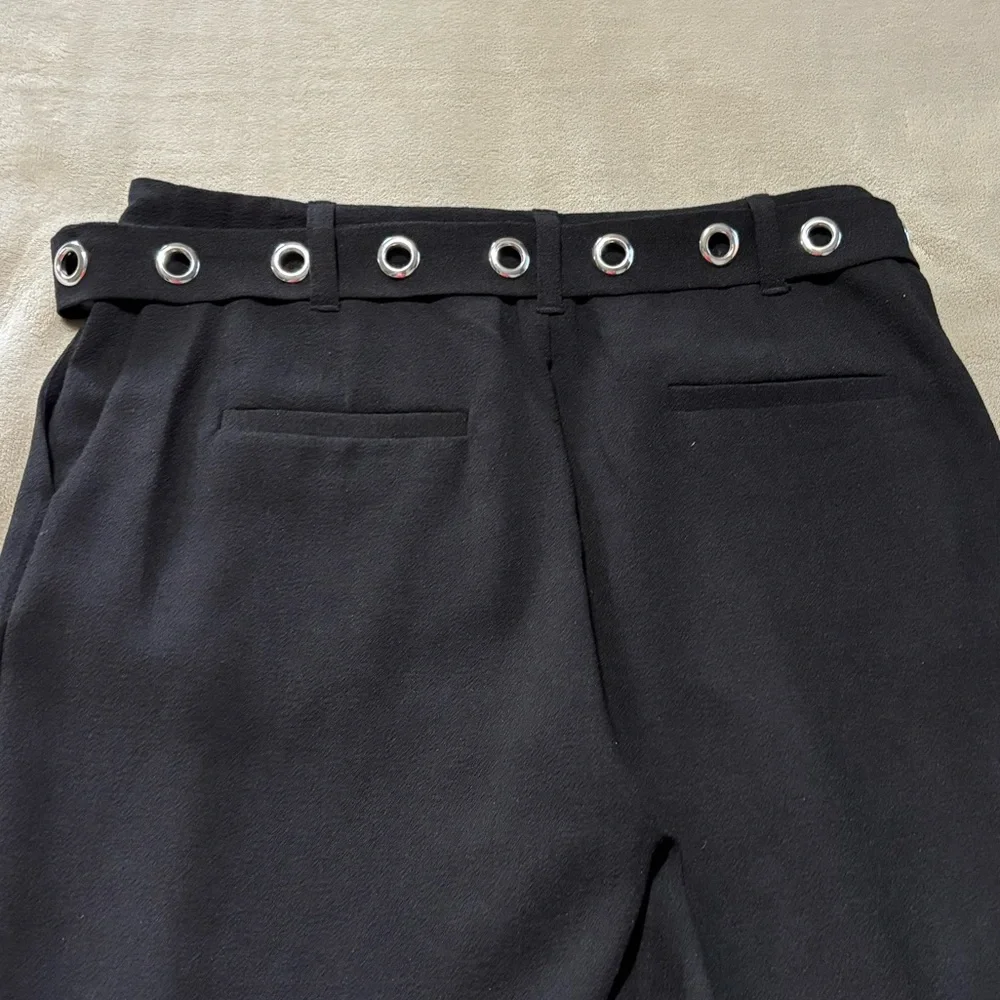 Rachel Rachel Roy Zane Silver Grommet Ankle Pants‎